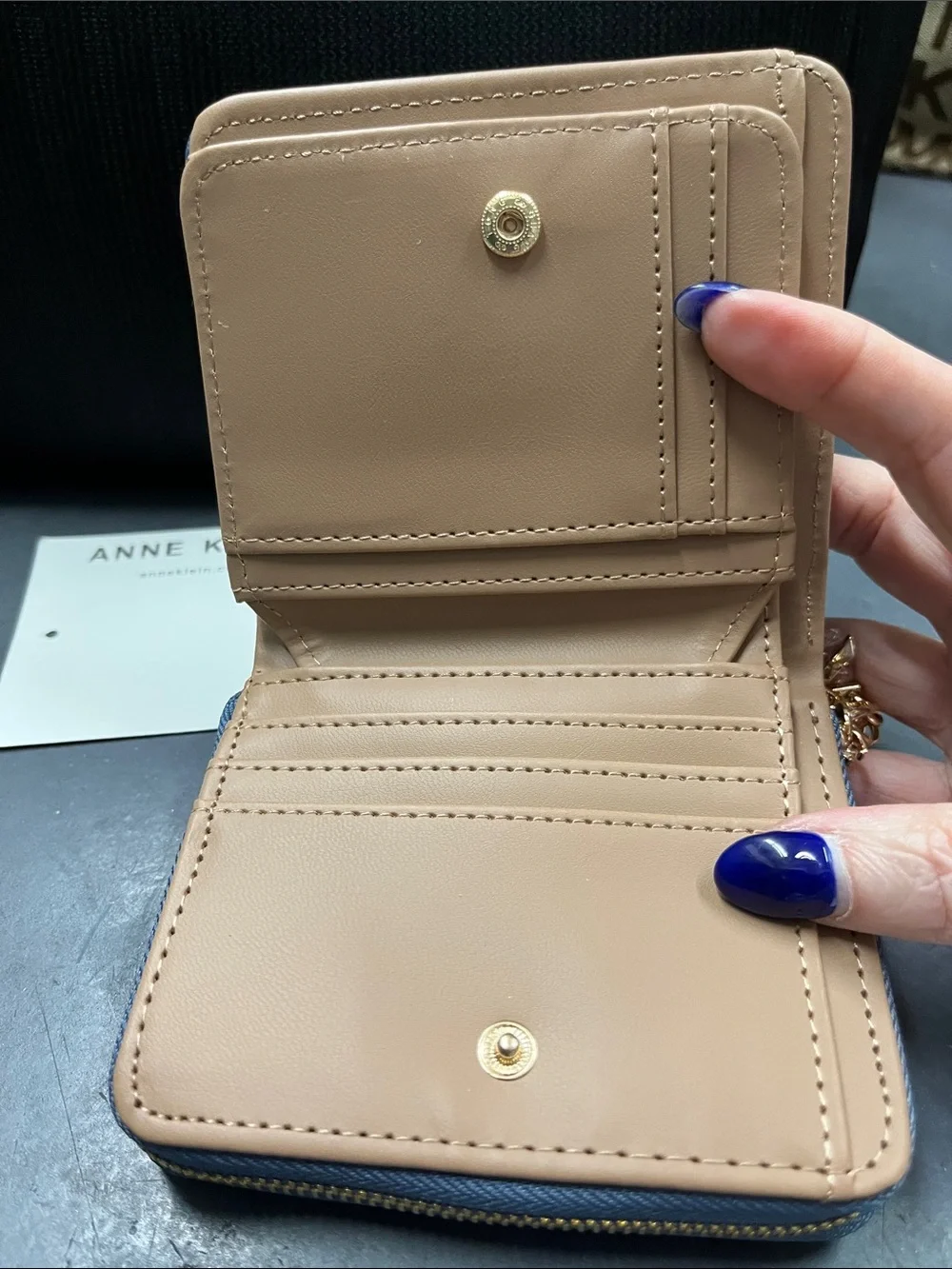 Anne Klein compact zip